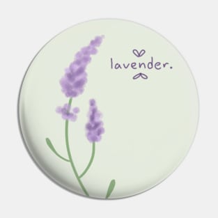 lavender. Pin