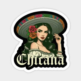 chicana mexican latina girl Magnet