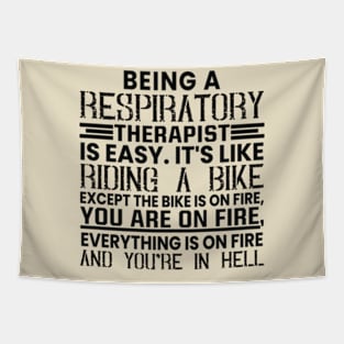 Retro Respiratory Therapist Tapestry