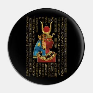 Hathor Egyptian Ornament Pin