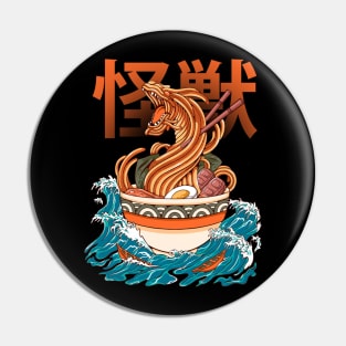 Kaiju Ramen Dragon Pin