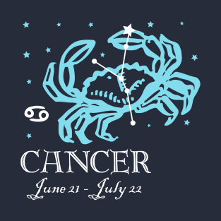 Cancer the Crab Constellation T-Shirt