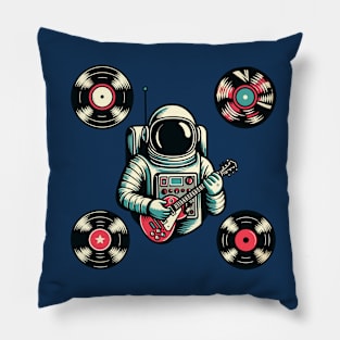 Music Astronaut Vinyl Pillow