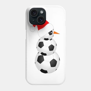 SOCCER Player Snowman Phone Case