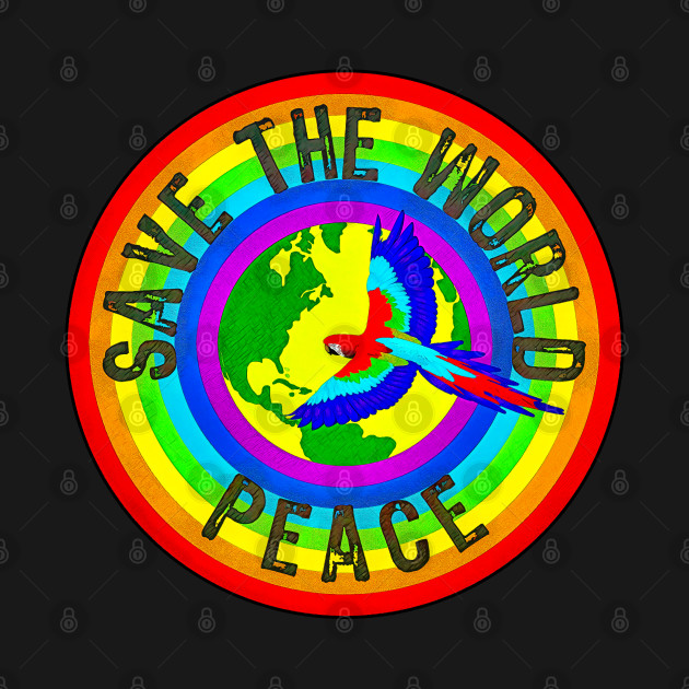 Save the world peacey by UMF - Fwo Faces Frog