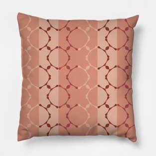 Shades of Terracotta. Pattern Pillow