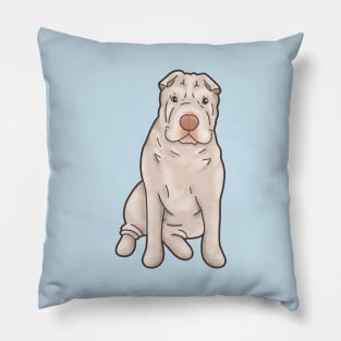 Adorable Shar Pei Gemma Sitting Pillow