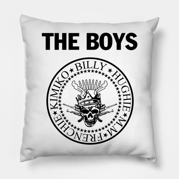 The Boys Band Alt Pillow by RetroVania