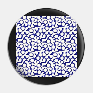 BLUE RETRO AND VINTAGE MATISSE Pin