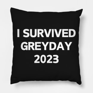 i survived greyday 2023 Pillow