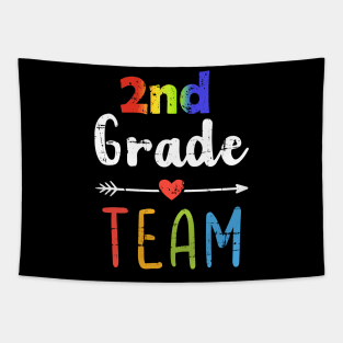 2nd Grade Team Back To School Student Teacher Squad Tapestry