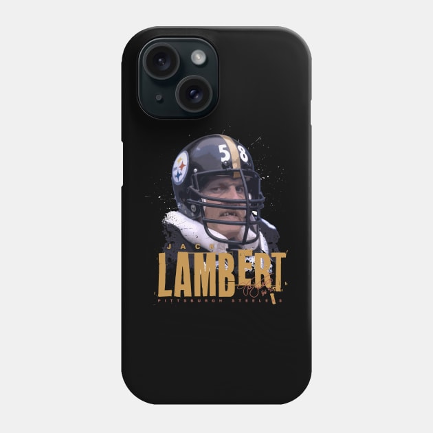 Jack Lambert Phone Case by Juantamad