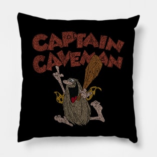 Vintage Captain Caveman Pillow