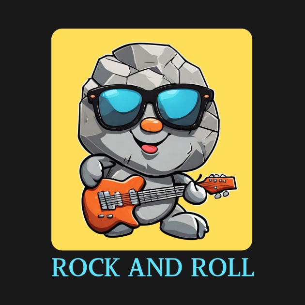 Rock and Roll | Rock Pun by Allthingspunny