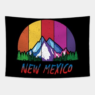 Retro Neon New Mexico T Shirt Tapestry
