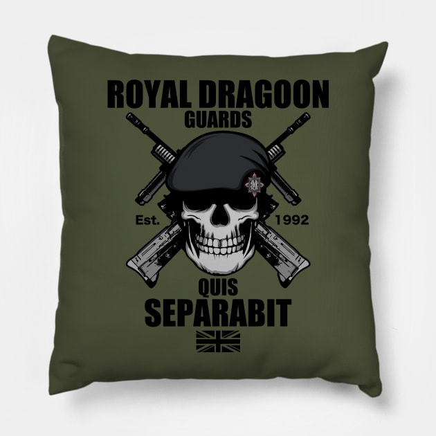 Royal Dragoon Guards Pillow by TCP