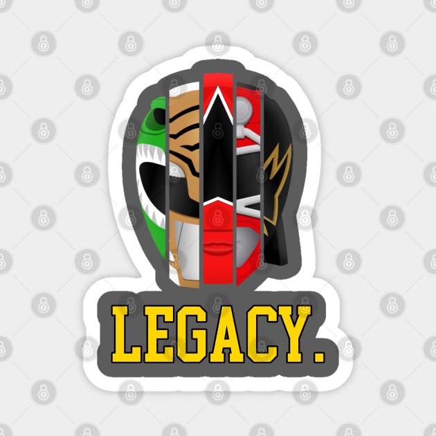 Tommy Oliver Legacy Magnet by Javier Casillas