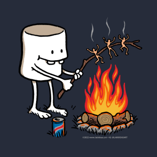 Camping T-Shirt - Happy Camper - Marshmallow Roasting 2022 by LAB Ideas!