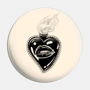 Sacred Kiss - transparent Pin