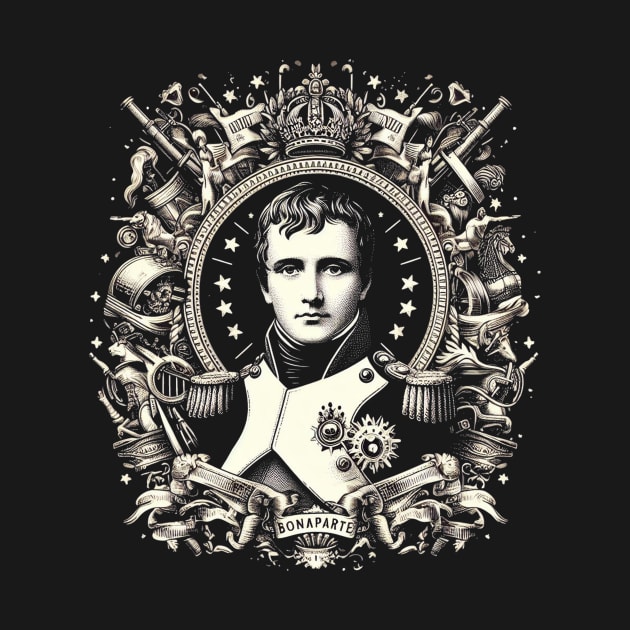 Napoleon Bonaparte Portrait - French Military Icon by BattlegroundGuide.com