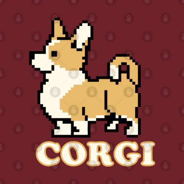 Pixel Perfect Corgi by Contentarama