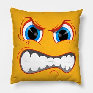 Mad Emoticon Smiley Face Shirt Or Pillow