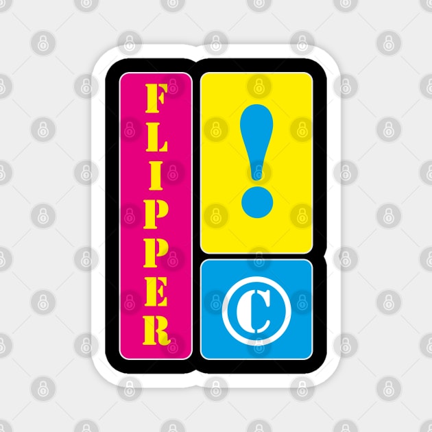 Flipper Magnet by mallybeau mauswohn