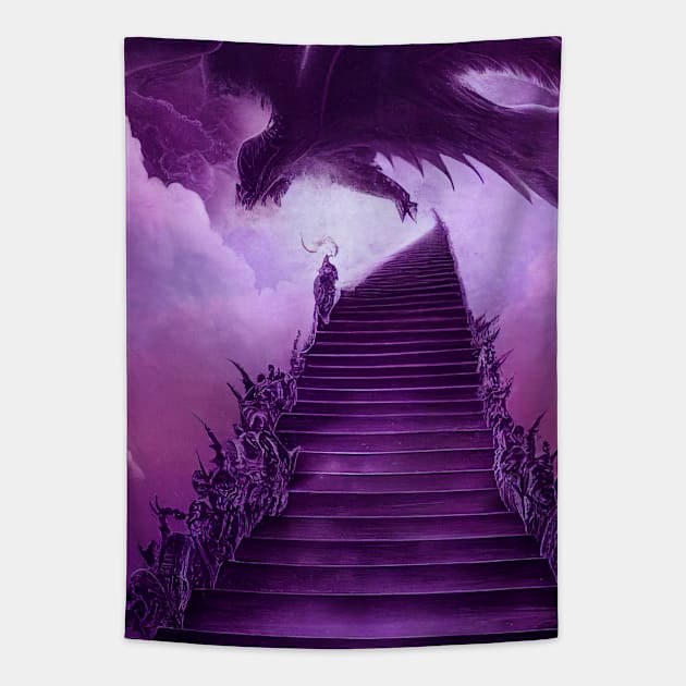 Leap of Faith Tapestry by Kazaiart