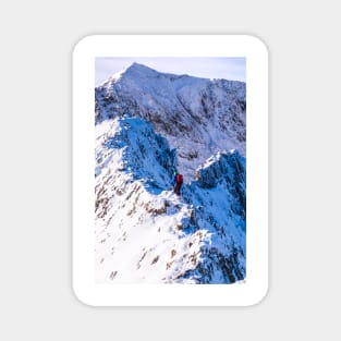 Crib Goch, winter Magnet