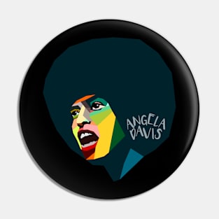 Angela Davis Pin