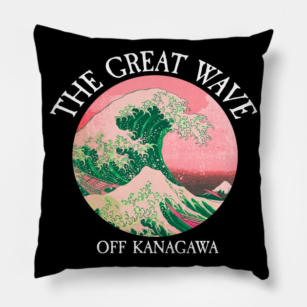 Kanagawa Pillow by inkyempireclothing