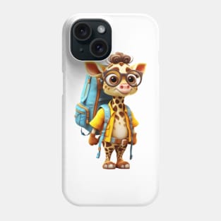 Back To School Giraffe Phone Case