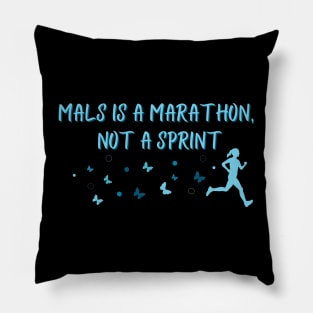 MALS is a Marathon (Feminine) Pillow