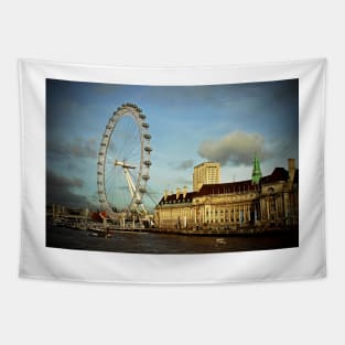 London Eye South Bank River Thames UK Tapestry