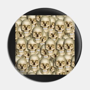 repeating skull pattern Pin