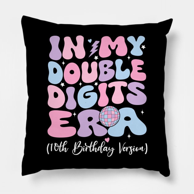 In My Double Digits Era Pillow by Crayoon