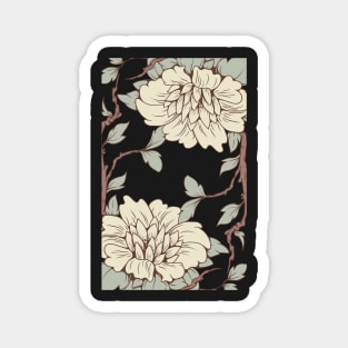 Floral frame Magnet