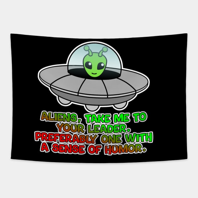 UFO Tapestry by MBK