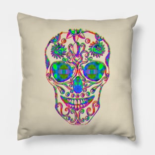 A skull for the Aztec Emperor Montezuma Pillow