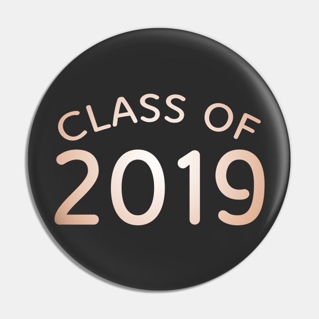 Graduating Class of 2019 | Front & Back Print Pin by ABcreative