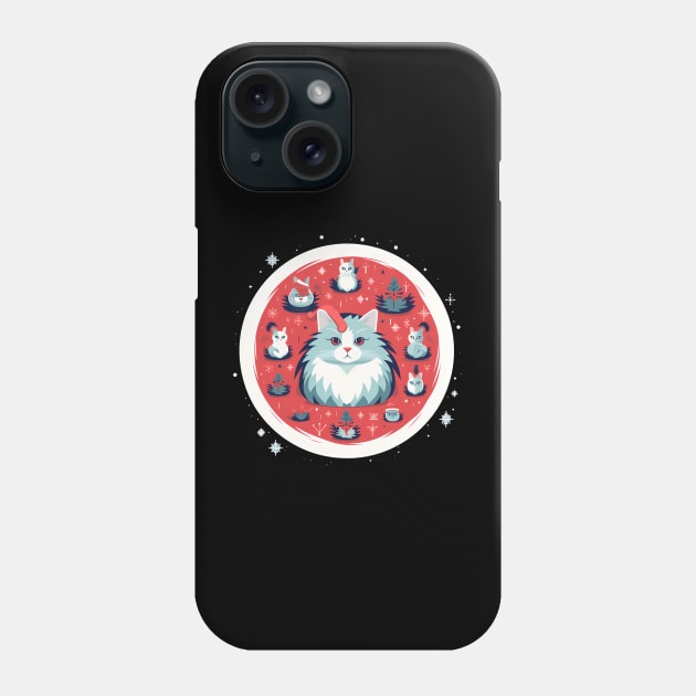 Norwegain Forest Cat  Xmas, Love Cats Phone Case by dukito