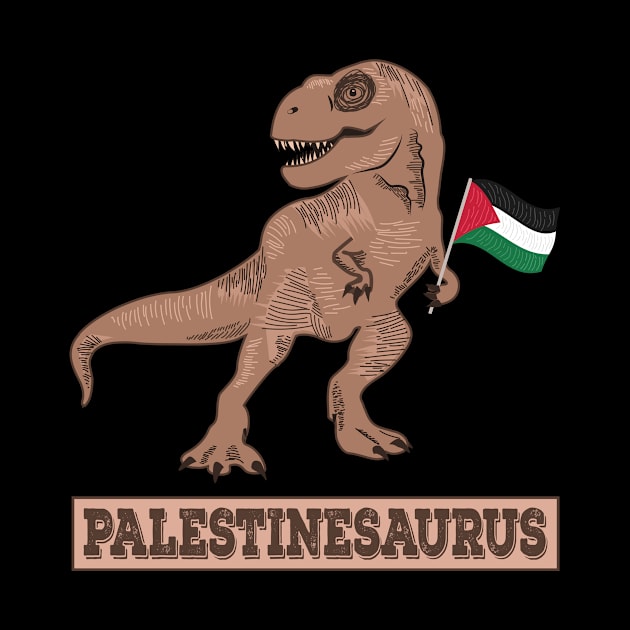 Palestinian T-Rex by sqwear