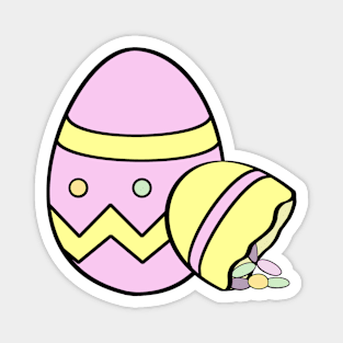 Candy Filled Easter Eggs Magnet