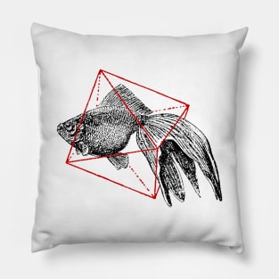 Fish in Geometrics Pillow