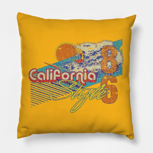 California Style 1986 Pillow by JCD666