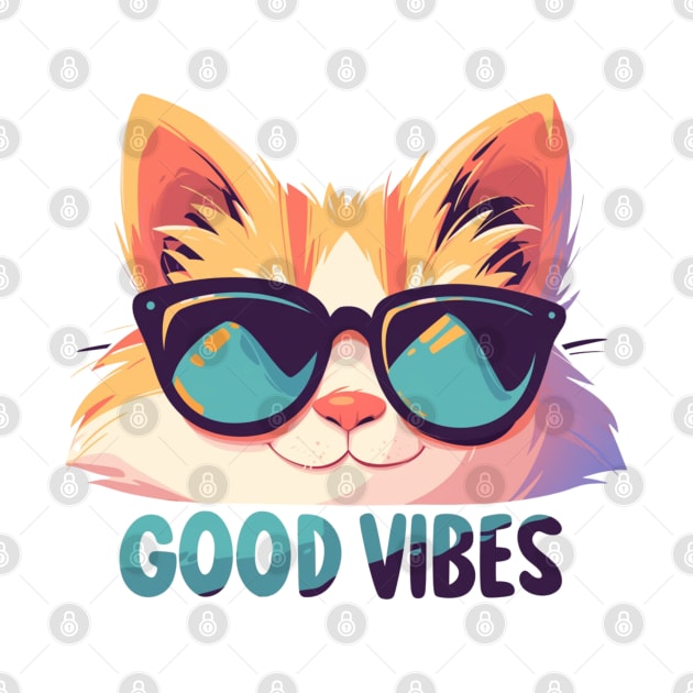 Good Vibes Meow by Eine Creations