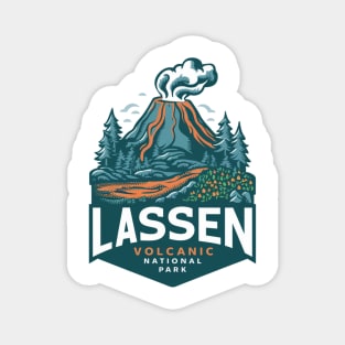 Lassen Volcanic National Park California Magnet