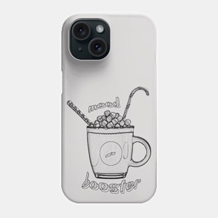 Christmas drink sketch Phone Case