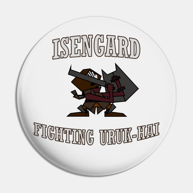 Isengard Fighting Uruk-Hai Alternate Design Pin by IORS