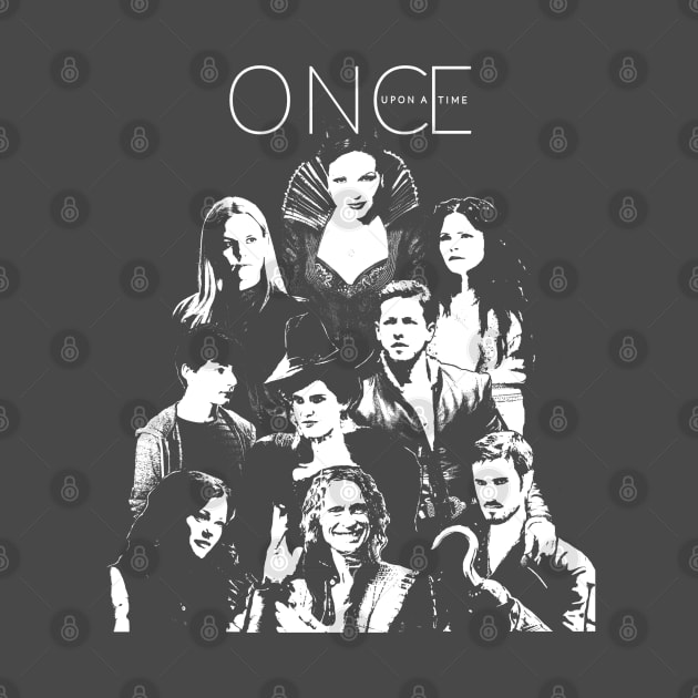 Once Upon a Time Cast by fsketchr